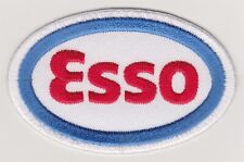 Esso Gasoline & Motor Oil Embroidered Iron On Car Patch *NOS* #755 picture