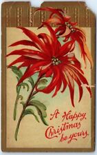 A Happy Christmas be yours - Flowers Art Print - Holiday Greeting Card picture