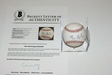 TESLA SPACEX FOUNDER ELON MUSK SIGNED OFFICIAL BASEBALL BECKETT COA FALCON HEAVY picture