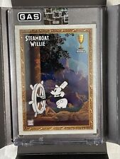 2024 GAS TRADING CARD STEAMBOAT WILLIE PUBLIC DOMAIN ROOKIE DISNEY MICKEY MOUSE picture