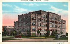 Vintage Postcard 1930's Pensacola Hospital Medical Care Facility Florida FL picture