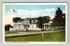 Cortland NY-New York, Panoramic Cortland Country Club, Antique Vintage Postcard picture