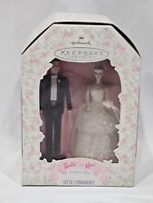 Vintage Hallmark Keepsake Barbie & Ken Wedding Day Ornament Set picture