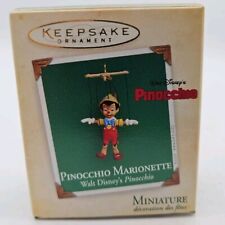 Hallmark 2004 Pinocchio Marionette Walt Disney Ornament Miniature NIB picture