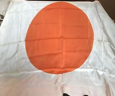 ORIGINAL WWII SILK JAPANESE NATIONAL FLAG 37”W x 27”H picture