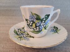Vtg ROYAL DOVER England LILY OF THE VALLEY CUP & SAUCER picture