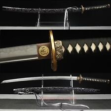 Clay Tempered T10 Steel Handmade Japanese Samurai Katana Dragon Sword Sharp picture