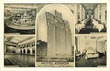 c1930s Hotel Edison multiple Views, New York City, NY Postcard picture