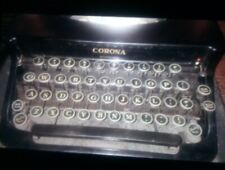 vintage 1930's corona smith standard typewriter w/ case works great..#10105560 picture