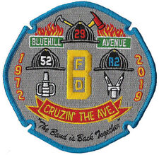 Boston Engine 52 Ladder 29 Rescue 2 Grey - Fire Patch NEW. picture