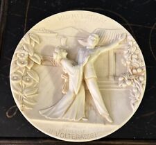 VINTAGE Italian Alabaster GINO RUGGERI Numbered Sculpture of Madame Butterfly picture