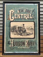 HOLY GRAIL 1890s NEW YORK CENTRAL & HUDSON RIVER RAILROAD POSTER  43x29 READ picture