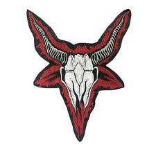 Steer Skull Large Iron On Patch Quality Back Patches Badge 35 cm x 25 cm P198 picture