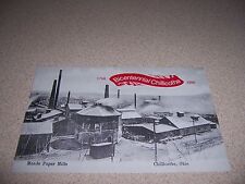 c.1900 VIEW of MEADE PAPER MILLS CHILLICOTHE OHIO BICENTENNIAL POSTCARD picture