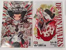 Demon Wars: Scarlet Sin #1 2 Covers (2023) Peach Momoko Variant Comics picture