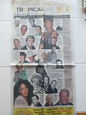 Miami Herald One Page 2012 In Memoriam Larry Hagman Andy Griffith Robin Gibb picture
