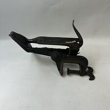 Cast Iron Bench Mount Hand Saw Sharpening Vise Vintage Tool picture