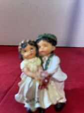 Vintage CHIEFLY CO. Old World Bride And Groom Figurine 2.5” Tall- Estate Find picture