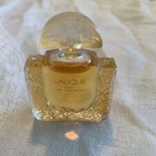 LALIQUE Collection Parfums Mini Vintage Travel Size Glass New Old Stock. Full picture