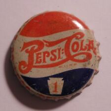 Vintage Pepsi Cola 1940's..Penn 1 Tax Stamp..cork...used..Soda Bottle Cap picture