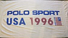 VINTAGE RALPH LAUREN 1996 Polo Sport Oversized Beach Towel Summer 65x35