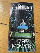 Vintage TORO Fiesta Mower Advertisement Brochure picture