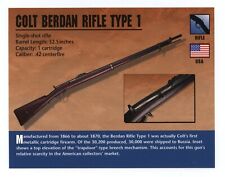 Colt Berdan Type 1 Rifle  Atlas Classic Firearms Card picture