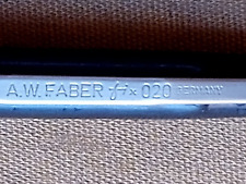 +++ Very Rare A.  W.  Faber Fix 020 Ballpoint pen Black Germany Vtg Scarce old picture