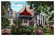 Vicksburg, MS - The Inn at Cedar Grove Linen Postcard Posted 1948 picture