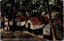 Postcard Group of Cottages, Ye Alpine Tavern in Mt. Lowe, California picture