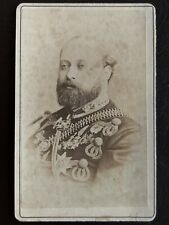 Est. 1887 CDV Of Edward VII Prince Of Wales Antique Photograph picture
