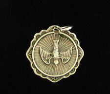 Vintage Sterling Holy Ghost Medal Religious Catholic Petite Medal Small Size picture
