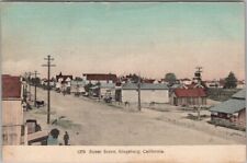 KINGSBURG California Hand-Colored Postcard 