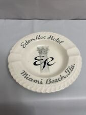 Harkerware Eden Roc Miami Beach Fla Ashtray harker pottery vintage florida picture