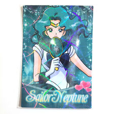 Sailor Moon HQ Spiral Prism Holo Card - Neptune with Deep Aqua Mirror picture