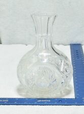 American Brilliant Period Antique Cut Glass Carafe Decanter Vase picture