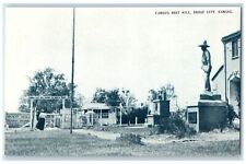 c1950 Famous Boot Hill Monument Ark Entrance Pathway Dodge City Kansas Postcard picture