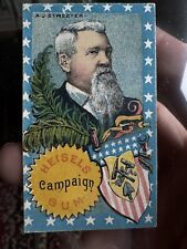 Rare 1888 Union Labor Party A.J. Streeter Campaign Card Heisel’s Gum President picture