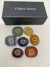 New 7PCS Chakra Stones Crystal Healing Energy Palm Natural Gemstone Quartz Set picture