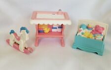  Fisher-Price Loving Family Toy Chest, Rocking Horse and Baby Changing Table picture