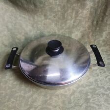 Vintage Presto Pride Stainless Steel Two Handle Pan With Lid MCM picture