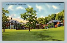 Bethlehem PA-Pennsylvania St Luke's Hospital Vintage Souvenir Postcard picture