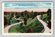 Vicksburg Mississippi Horseshoe Drive Natl Military Park Vintage Postcard picture