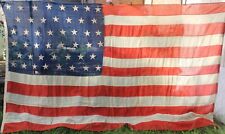 An Amazing 46 Star United States Flag 6 Feet by 10 Feet 1908-1912 picture