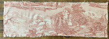 Antique/Vintage HTF Copper colored French Seasons Toile 10x30