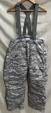 ABU Camo Insulated Trousers Mens Small Cold Weather Pants + Suspenders USAF USGI picture