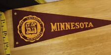 Vintage 1950s University of Minnesota Hormel Mini Pennant 3.5x9.5