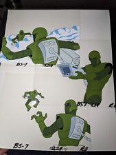 BLACKSTAR animation cel production art cartoons vintage He-Man background I8 picture
