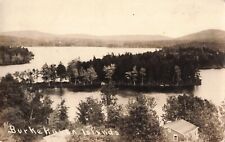 Burkehaven Islands Sunapee Lake N.H. Real Photo c.1923 RPPC B581 picture