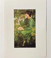 Vintage Phaidon Press Postcard “The Day Dream” Woman Daydreaming On Tree Art P2 picture